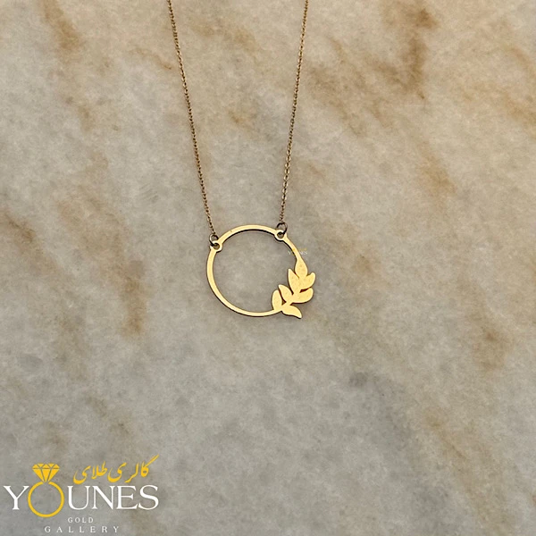 گردنبند گندم طلا لیزری